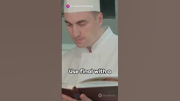 Final keyword in java