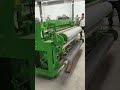 Fully automatic welded wire mesh machine in action