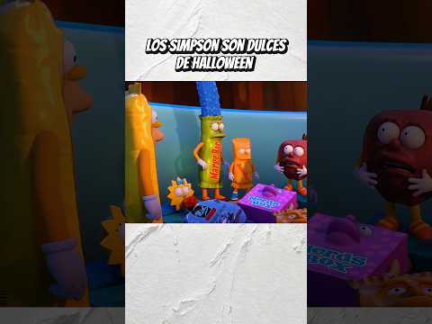 Los Simpson se convierten en dulces para Halloween #simpsons #shorts thumbnail