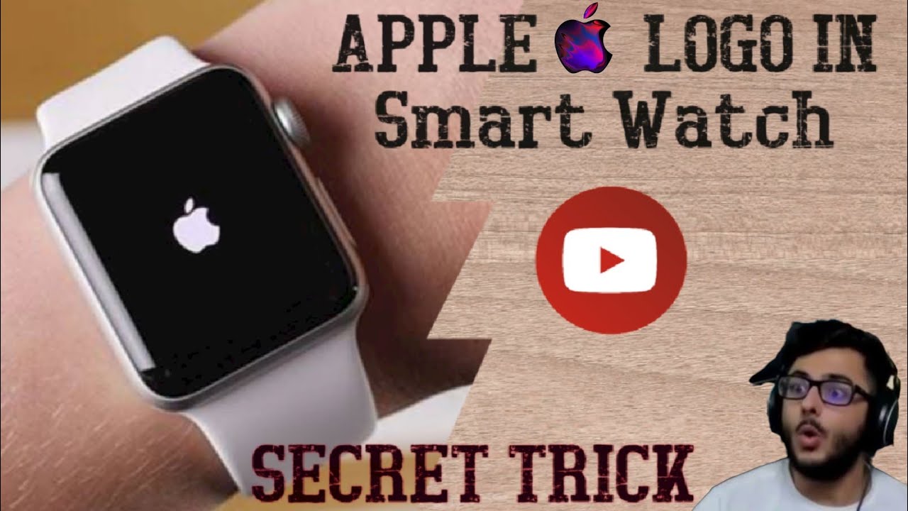 apple 🍎 logo trick for any smart watch//custom watch faces //cool apple watch faces in w26