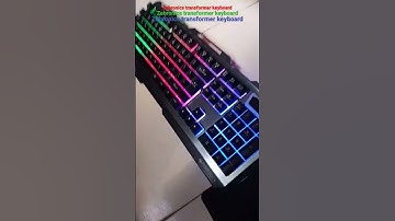 Zebronics transformer keyboard #rgbkeyboard #zebronics #keyboard #gamingkeyboard #transformer
