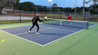 Tampa Pickleball Flex League Chris Thornton vs Jeff Williams Round 1