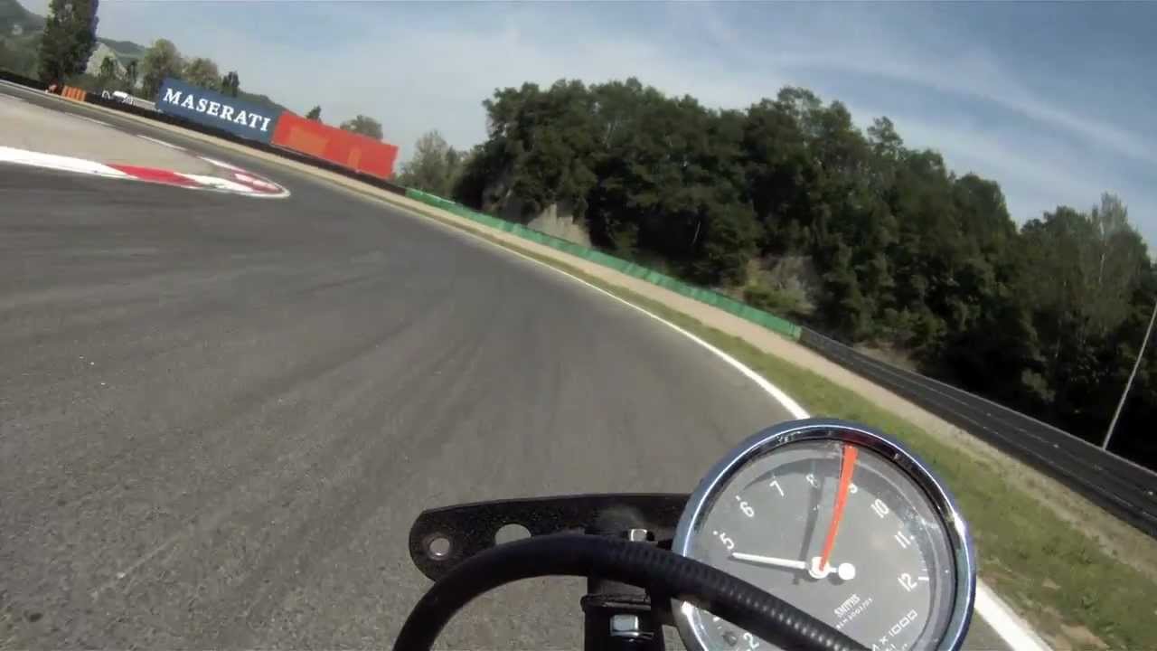 ASI Moto Show 2012 Varano dè Melegari - Aermacchi Ala Oro 350 - ONBOARD CAMERA - FIRST RUN