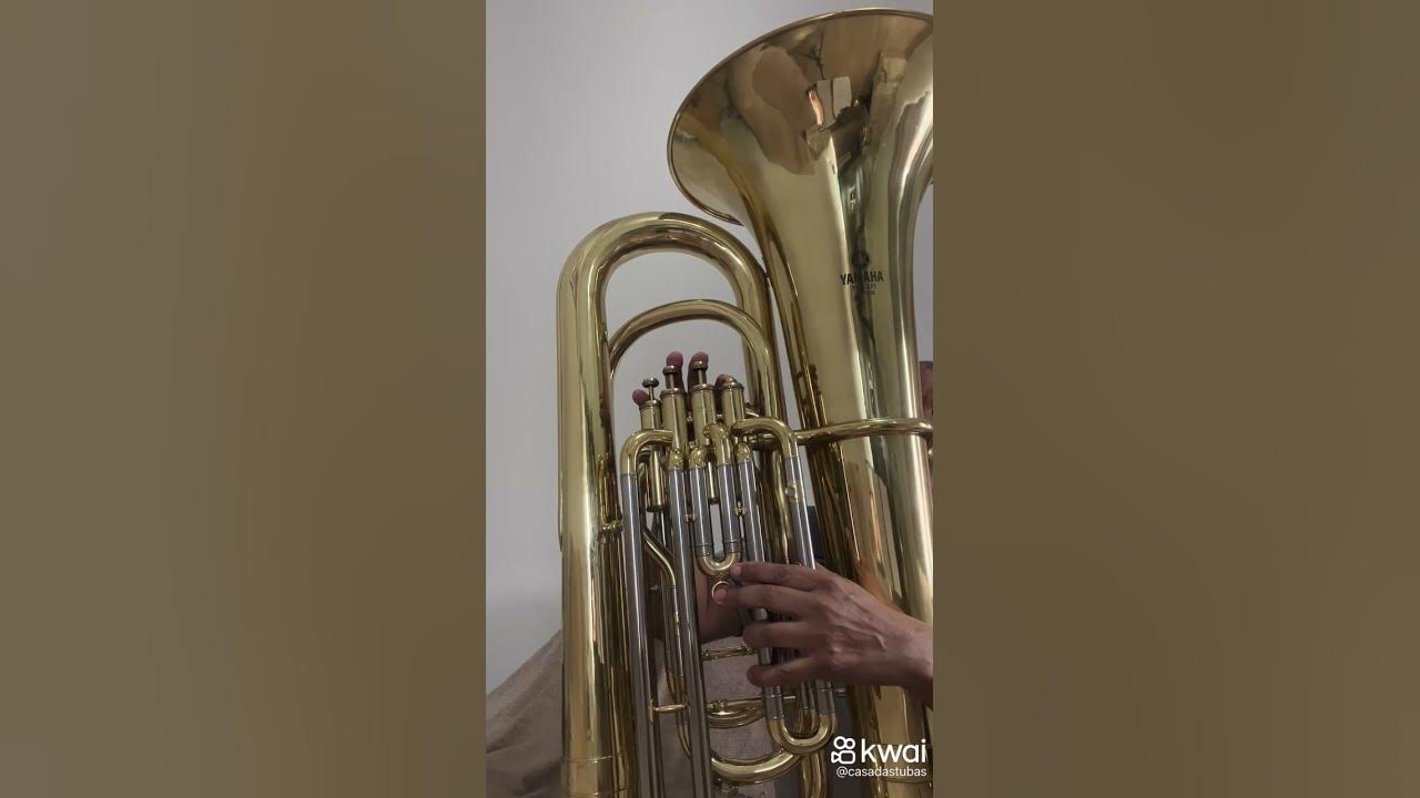 Tuba Yamaha YBB 321 4/4 4 pistos Japan 🇯🇵 Toda original pistos e peças