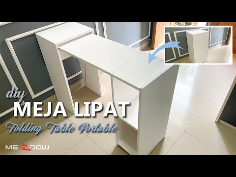 Video: Set Meja Praktis Ditarik dengan Desain Ramah