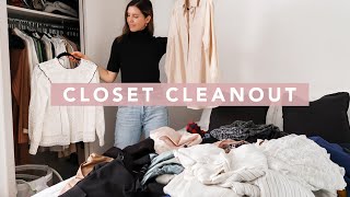 MAJOR Closet Cleanout and Organization | Wardrobe Declutter with Me | by Erin Elizabeth