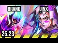 BRAND &amp; Nautilus vs JINX &amp; Leona (ADC) | KR Master | 25.23