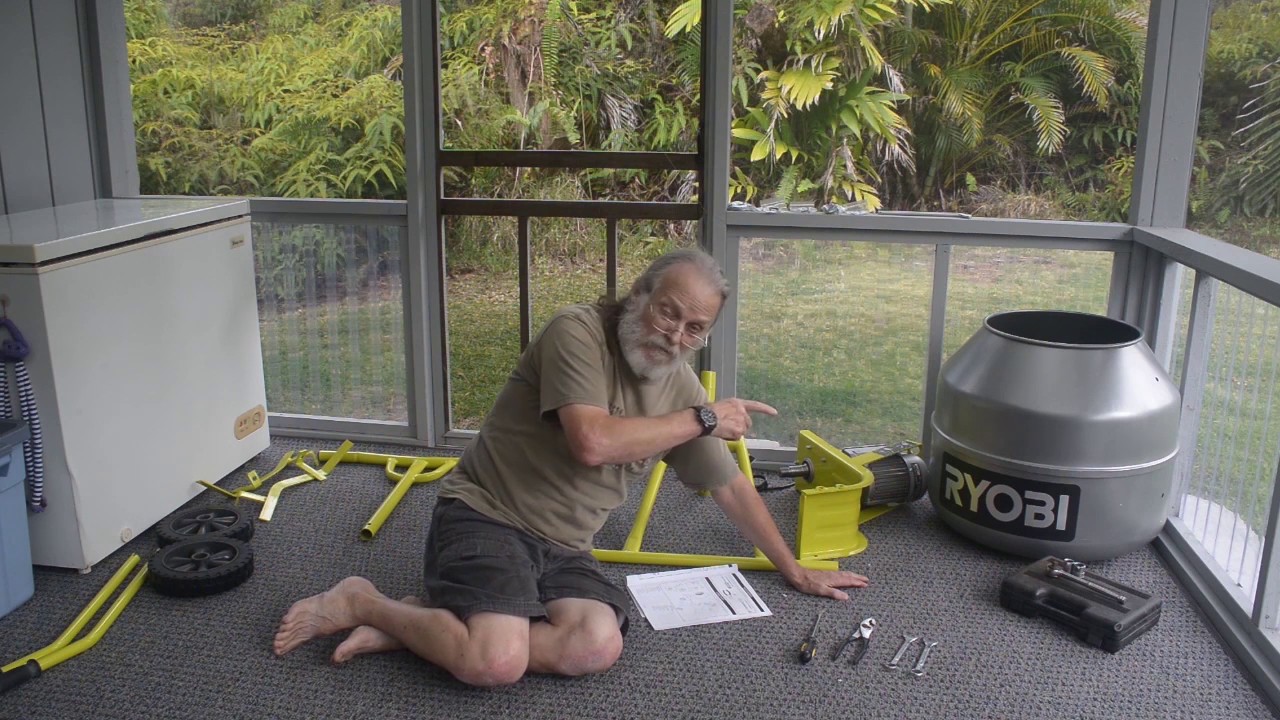 Ryobi RMX0001 Concrete Mixer Part 01 Unboxing YouTube