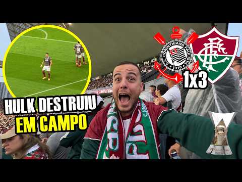 TRICOLOR SHOW IN SÃO PAULO! Corinthians 1-3 Fluminense - STANDS VLOG | 2026 Brasileirão