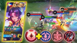 LIFEDRAIN CAN'T COUNTER THIS UNLIMITED HP REGEN COMBO!!🔥RUBY BEST BUILD 2023