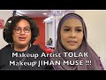Makeup artist TOLAK makeup JIHAN MUSE??? - Disebalik shooting parodi MELETOP