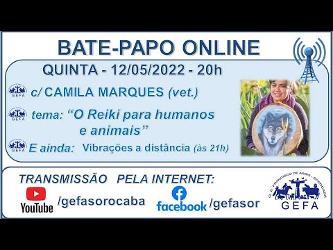 Assista: Bate-papo online - c/ CAMILA MARQUES (12/05/2022)