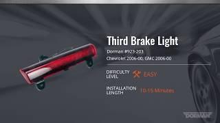 GMC Yukon Third Brake Light Assembly Installation Video by Dorman Products