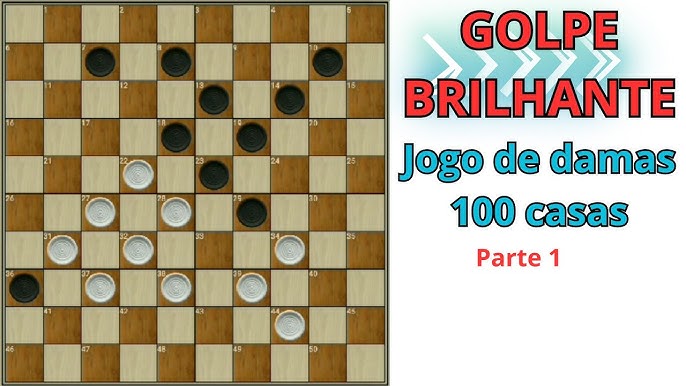 Jogo de damas- Jogadas básicas- draughts game, checkers game 