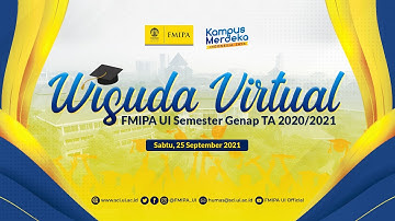 Wisuda Virtual FMIPA UI Semester Genap TA 2020/2021