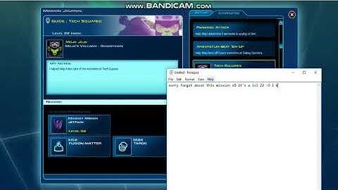 fusionfall retro tech squares mojo guide mission