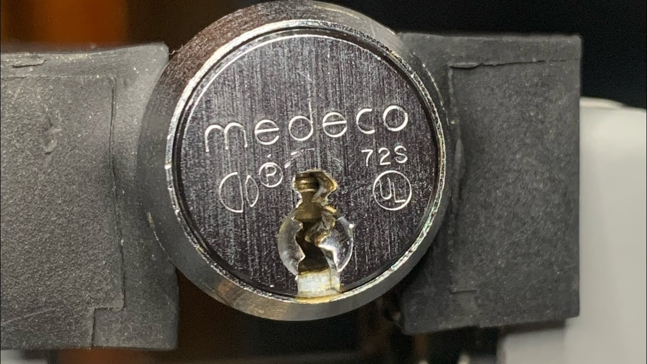 [5] Medeco Biaxial Cam Lock (4 pins) Pick and Gut