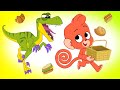 Club Baboo | Dinosaur Picknick | Baboo and his friends go on a Picknick | Spinosaurus, TRex