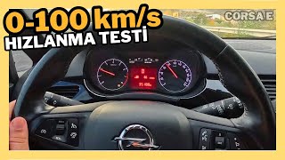 Opel Corsa E 1.4 Otomatik 0-100 km/s Hızlanma