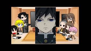 Aot React to Eren as Giyuu Tomioka || Aot || Kny ||