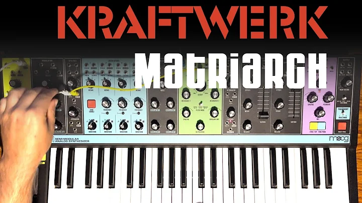 The Robots by Kraftwerk - Recreating a Bass Patch on Moog Matriarch
