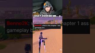 Chat cooked me... 💀 #fortnite #funnymoments #gaming #fail