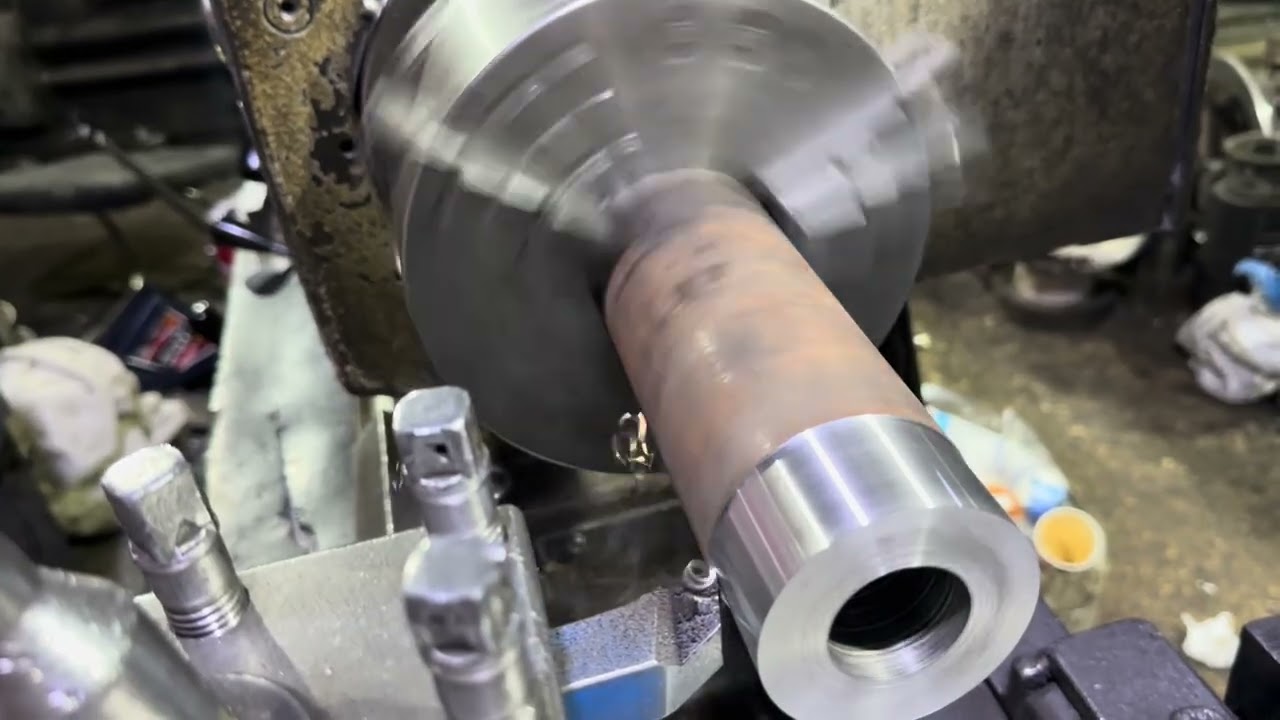 Making a new gear box shaft salive