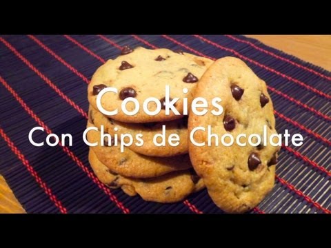 Receta De Galletas Cookies Americanas Chocolate Chip Cookies Recipe