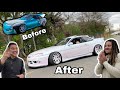 The WILDEST PEARL COLOR | Transforming Mike Myke’s 900HP SC300 | Street Drift PISSED OFF My Neighbor