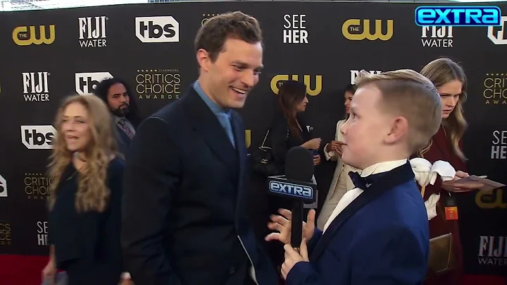 Watch Jamie Dornans ADORABLE Interview with Belfas...