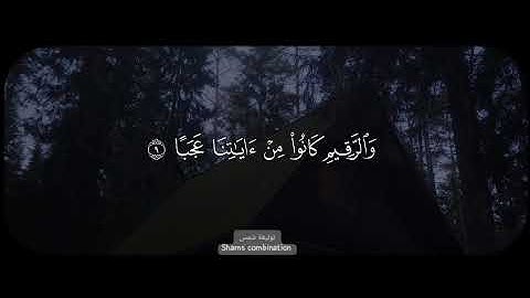 الآية (٩و١٠)من سورة الكهف بصوت الشيخ علي جابر