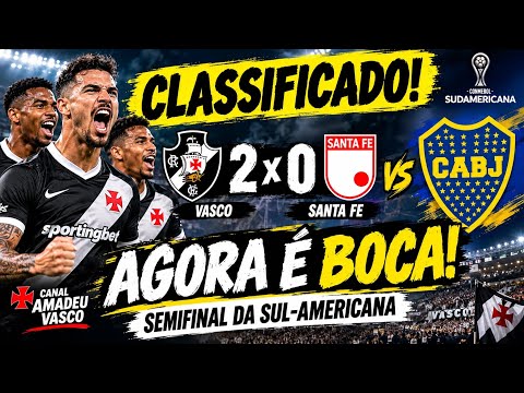 VASCO IS IN THE SEMIS!!! BOCA JUNIORS IS NEXT!!!