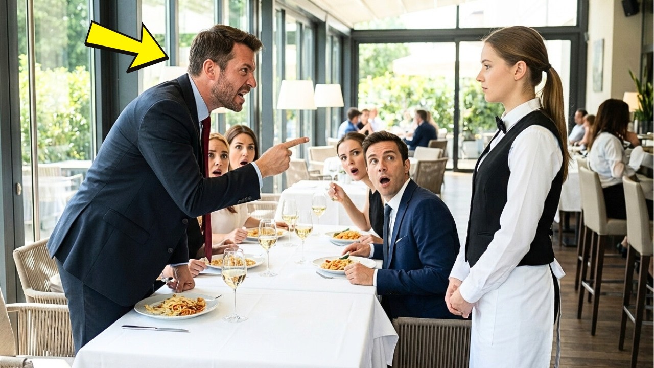DER MILLIONÄR DEMÜTIGTE DIE KELLNERIN IM RESTAURANT — DOCH IHRE ANTWORT BRACHTE ALLE ZUM SCHWEIGEN
