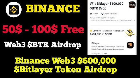 Binance Web3 Bitlayer Airdrop 😱. Bitlayer Airdrop Step By Step Guide 🤑 Bitlayer 1.2M Token Airdrop 🤑