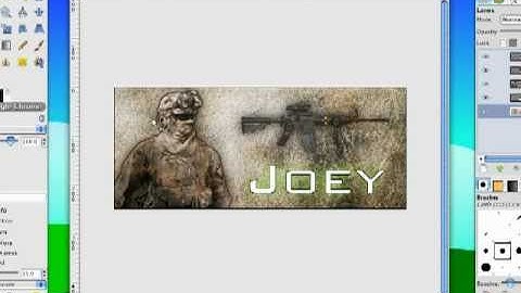 How to make an awesome signature in GIMP (intermediate)