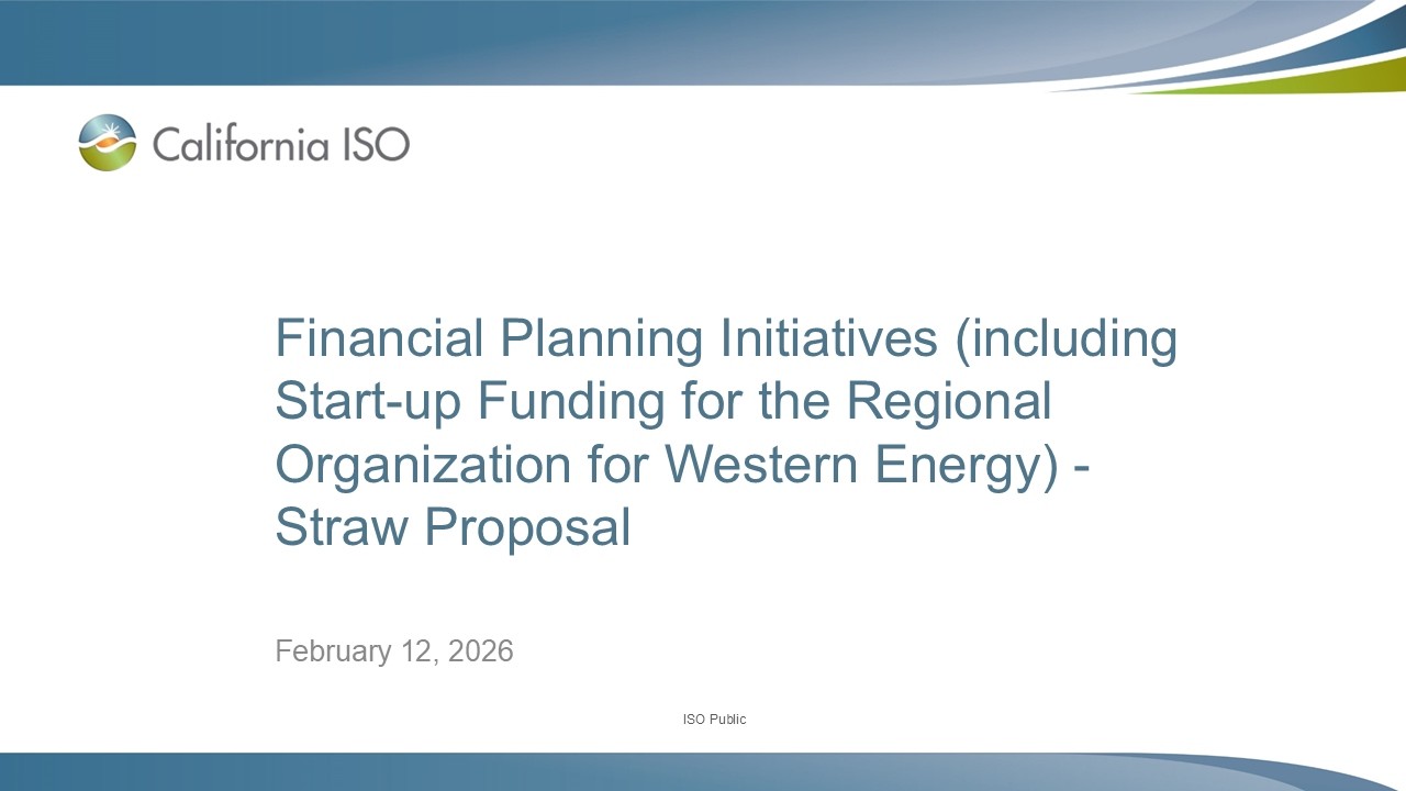 12 февраля 2026 г. - Инициативы в области финансового планирования - Предварительное предложение