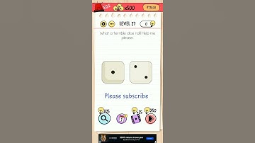 Brain test level 27 Gameplay solution