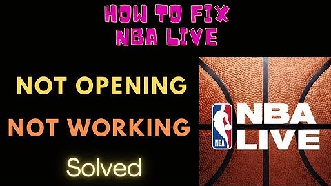 #solved #nba #live HOW TO FIX NOT OPENING & NOT WORKING PROBLEM IN NBA LIVE 🏀⛹️ | FING 24 😌😥
