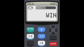Calculator 2 The Game Level 151-160 Solution