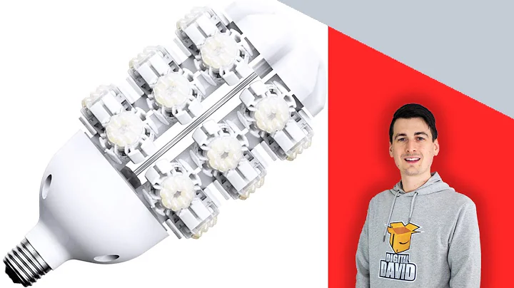 CORN COB LIGHT BULB // SANSI 60W LED Light Corn Bulb Unboxing & Review