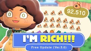 IM FINALLY RICH IN ACNH!!!! | 3.0 Update 💰