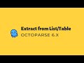 List / Table Web Page - Advanced Mode