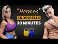 HERMES | CROSSBELLS Series 30 Min ADVANCED BEGINNERS Kettlebell Workout - CrossFit Style