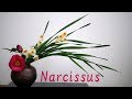 【生け花】水仙のハカマの扱い方【ikebana】簡単で便利！袴の取り方
