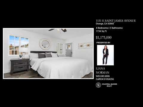 1131 E Saint James Avenue, Orange, CA home video tour