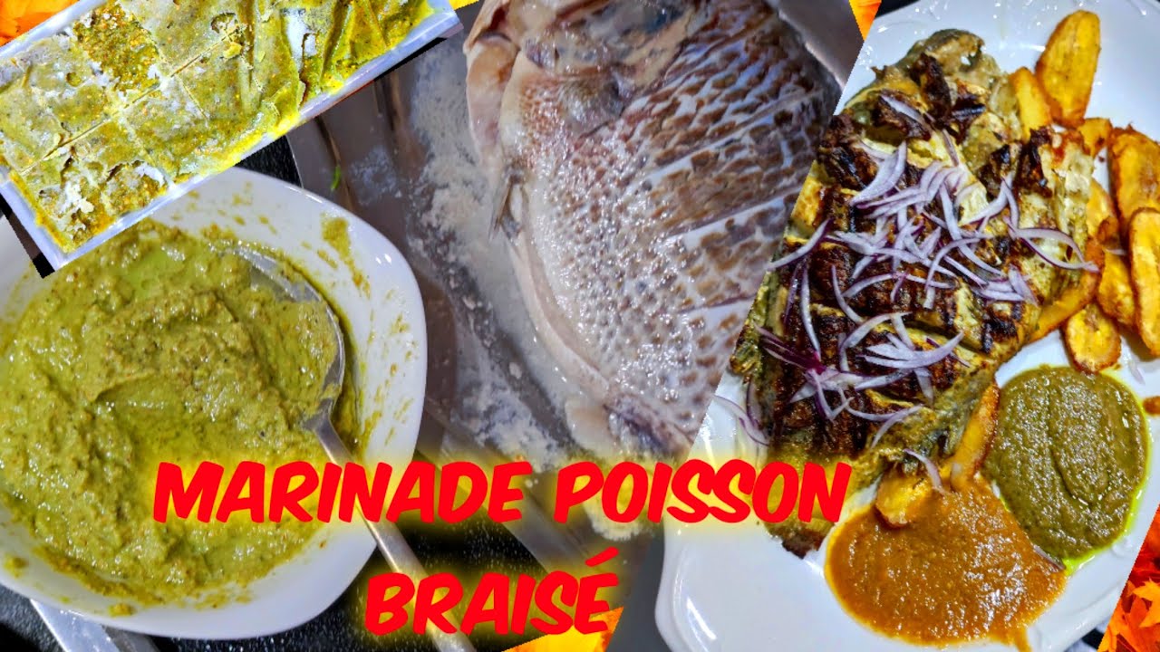 condiments poisson braisé cameroun. le secret d'une bonne marinade pour