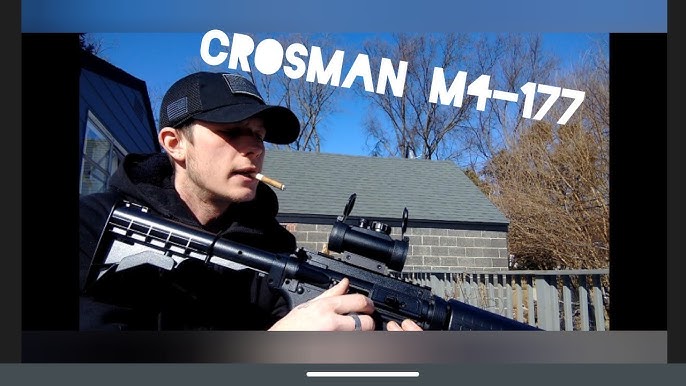 Fusil M4-177 Noir tactical à pompe Cal. 4.5 « CROSMAN » / Cal 4.5