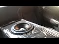 Loudest 8 subwoofer sundown audio x8 note that the clapping noise is just from the recording