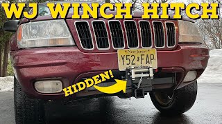 Custom WJ Hidden Winch Mount  Badlands ZXR 5000