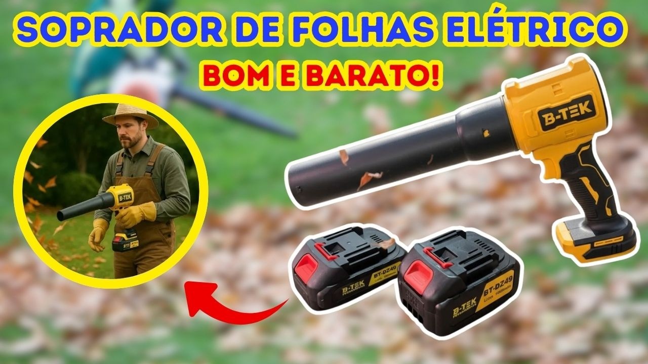 SOPRADOR DE FOLHAS ELÉTRICO:Top 3 Sopradores de Folhas Elétricos Bons e Baratos para Comprar em 2026